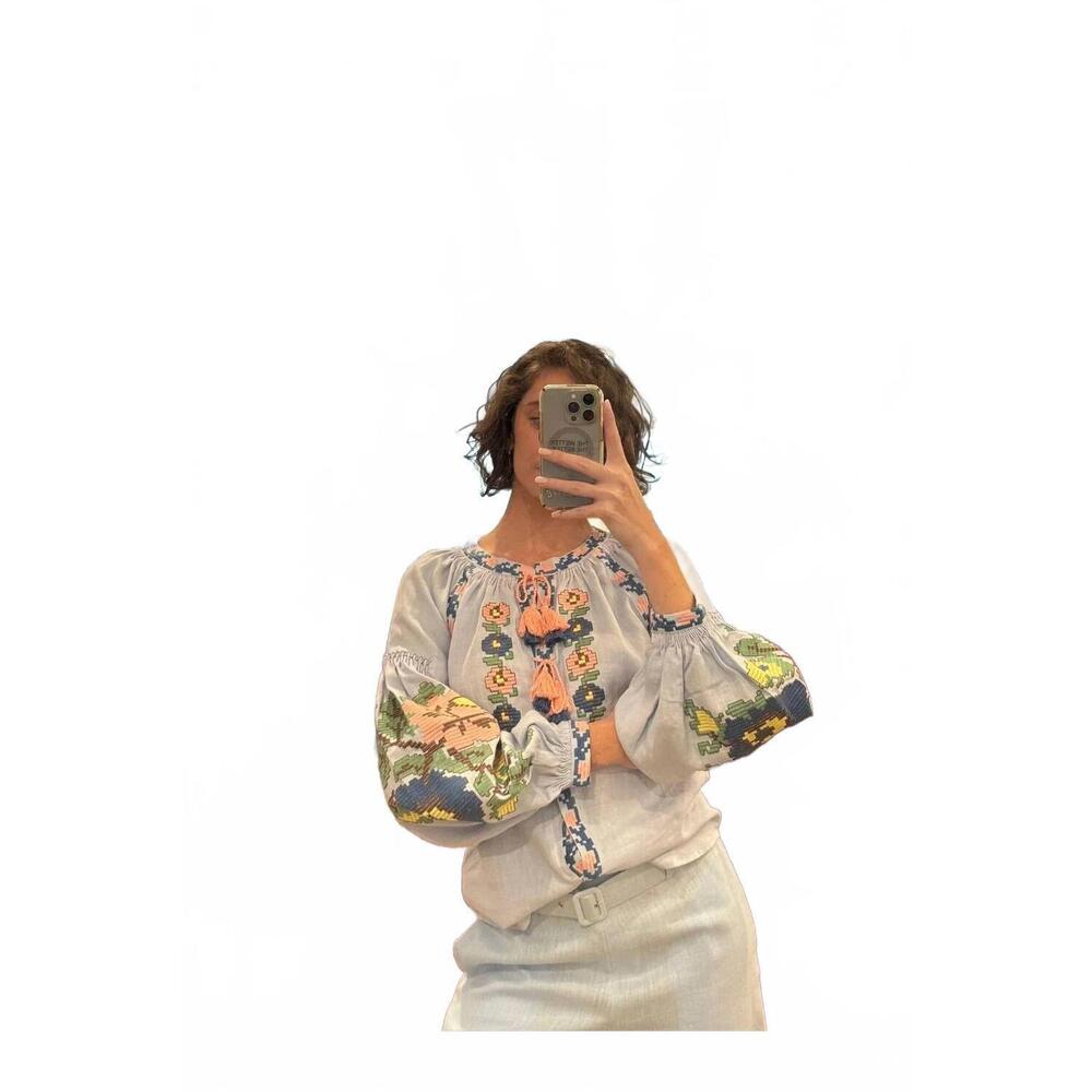 NEW ANNABO elysian blouse in light blue